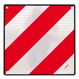 PLACA V20 ABS CON FOAM SEÑALIZACION DE CARGA SALIENTE